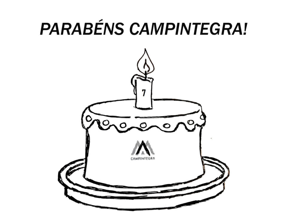 Bolo de aniversário da CAMPINTEGRA