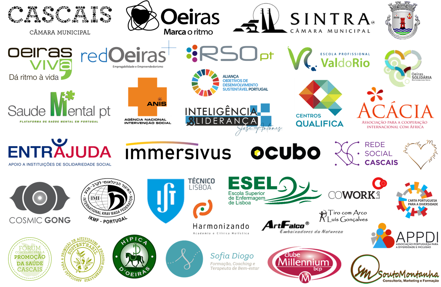 Logotipos Parceiros Associação