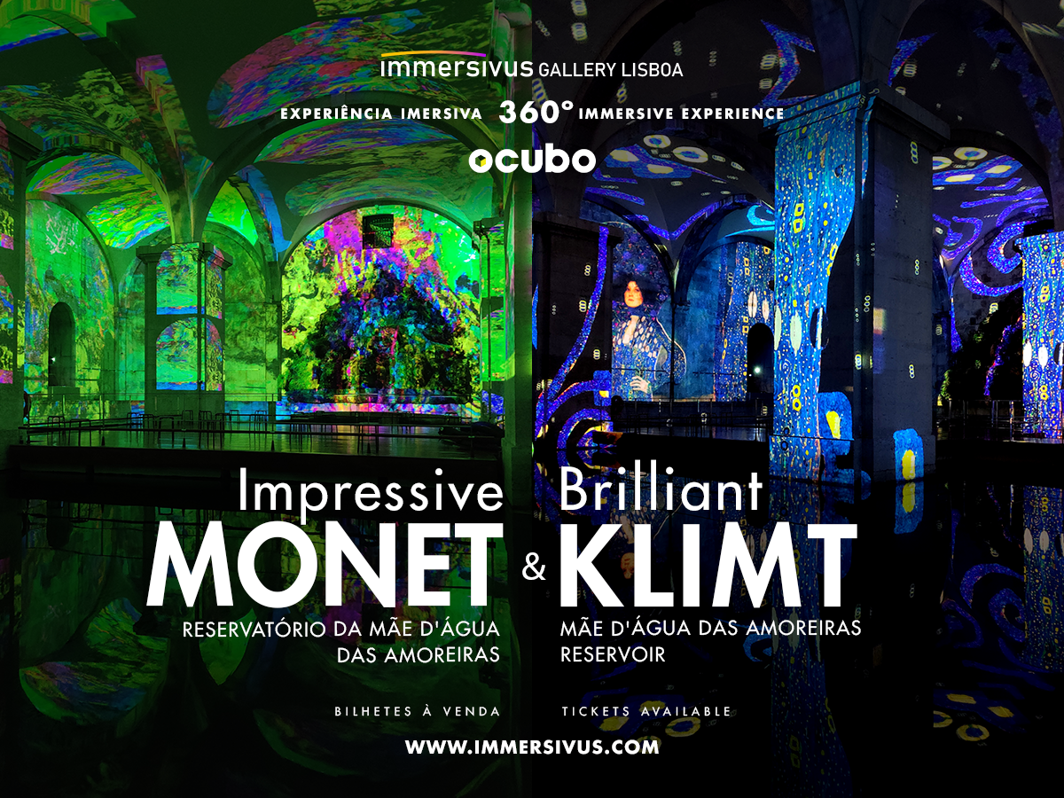 Cartaz do espetáculo Monet & Klimt